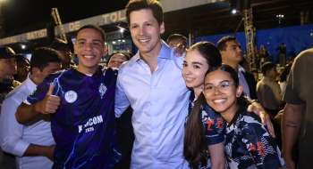 Daniel Vilela destaca importância do esporte na formação dos jovens na abertura de jogos internos de colégios militares